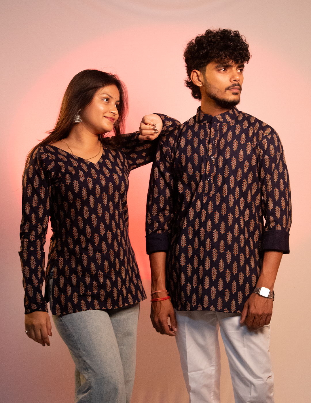 Ishq Matching Ethnic Kurta Set for Him & Her