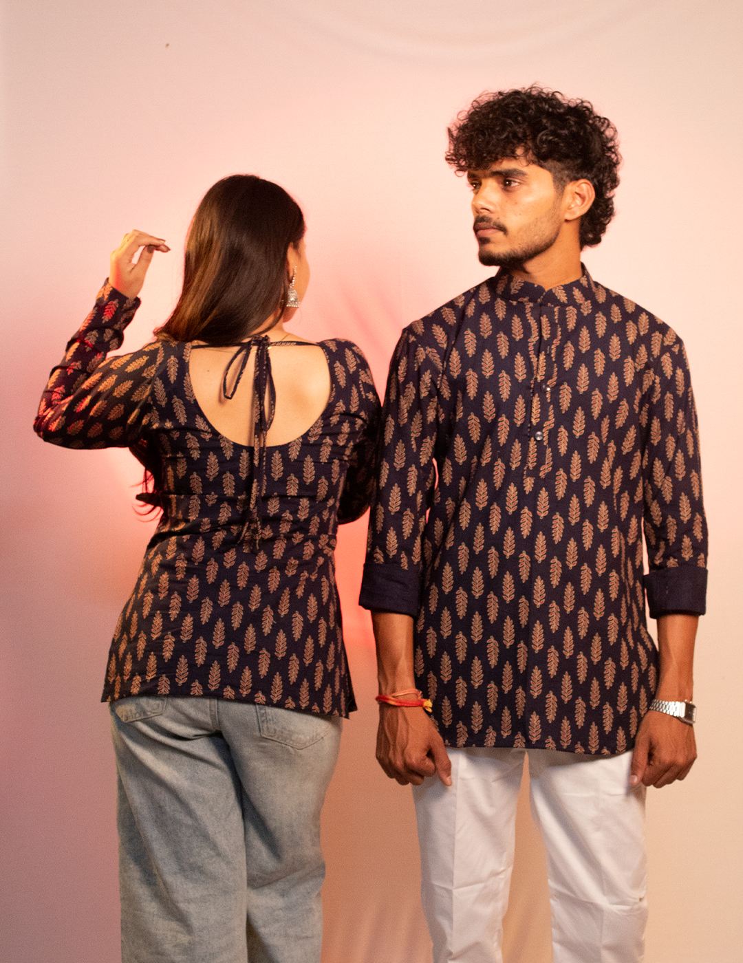 Ishq Matching Ethnic Kurta Set for Him & Her