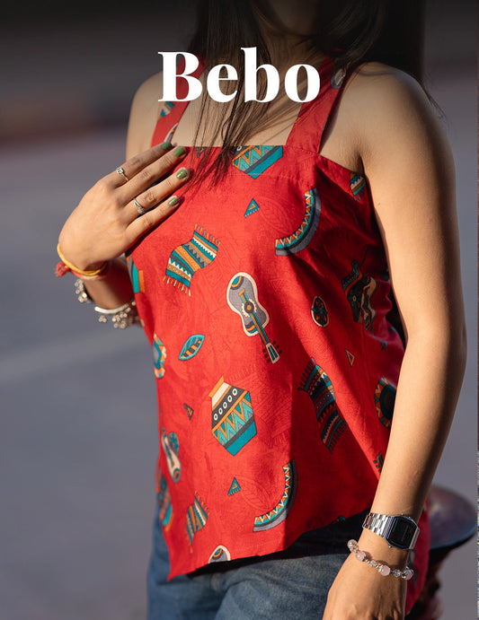 Bebo – Trendy Printed Cotton Top