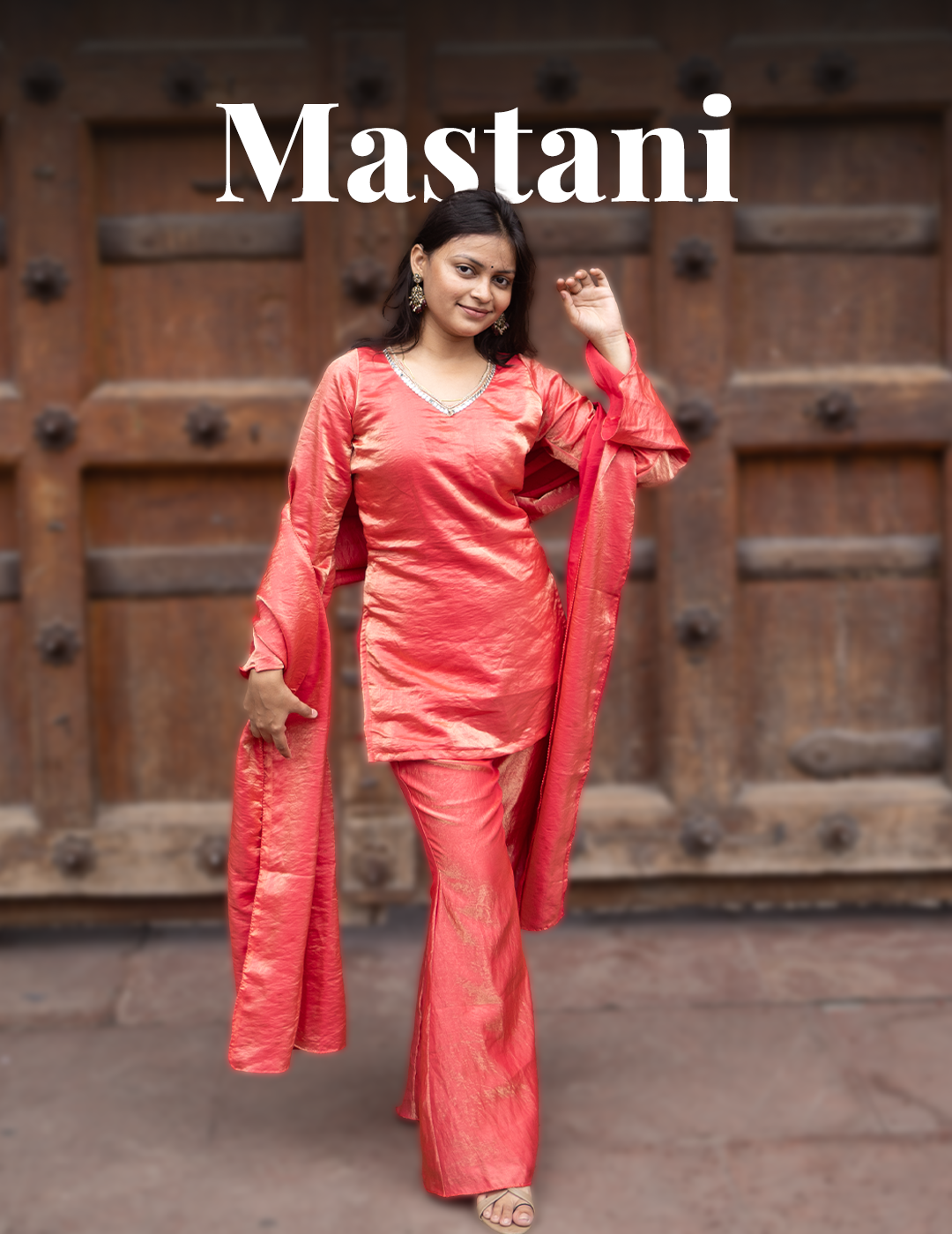 Mastani – Red Crush Festive Co-ord Set