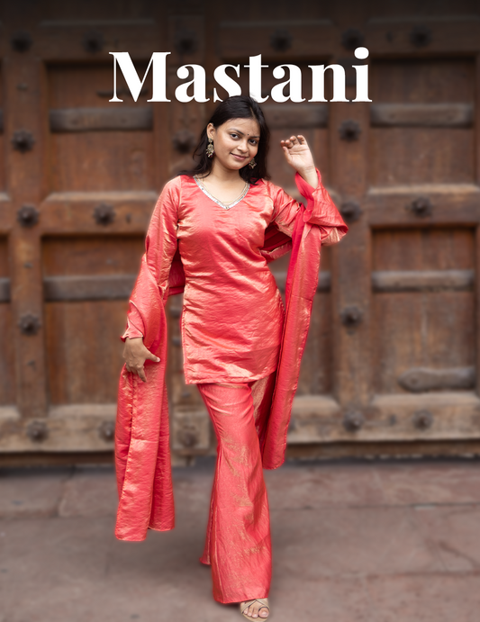 Mastani – Red Crush Festive Co-ord Set