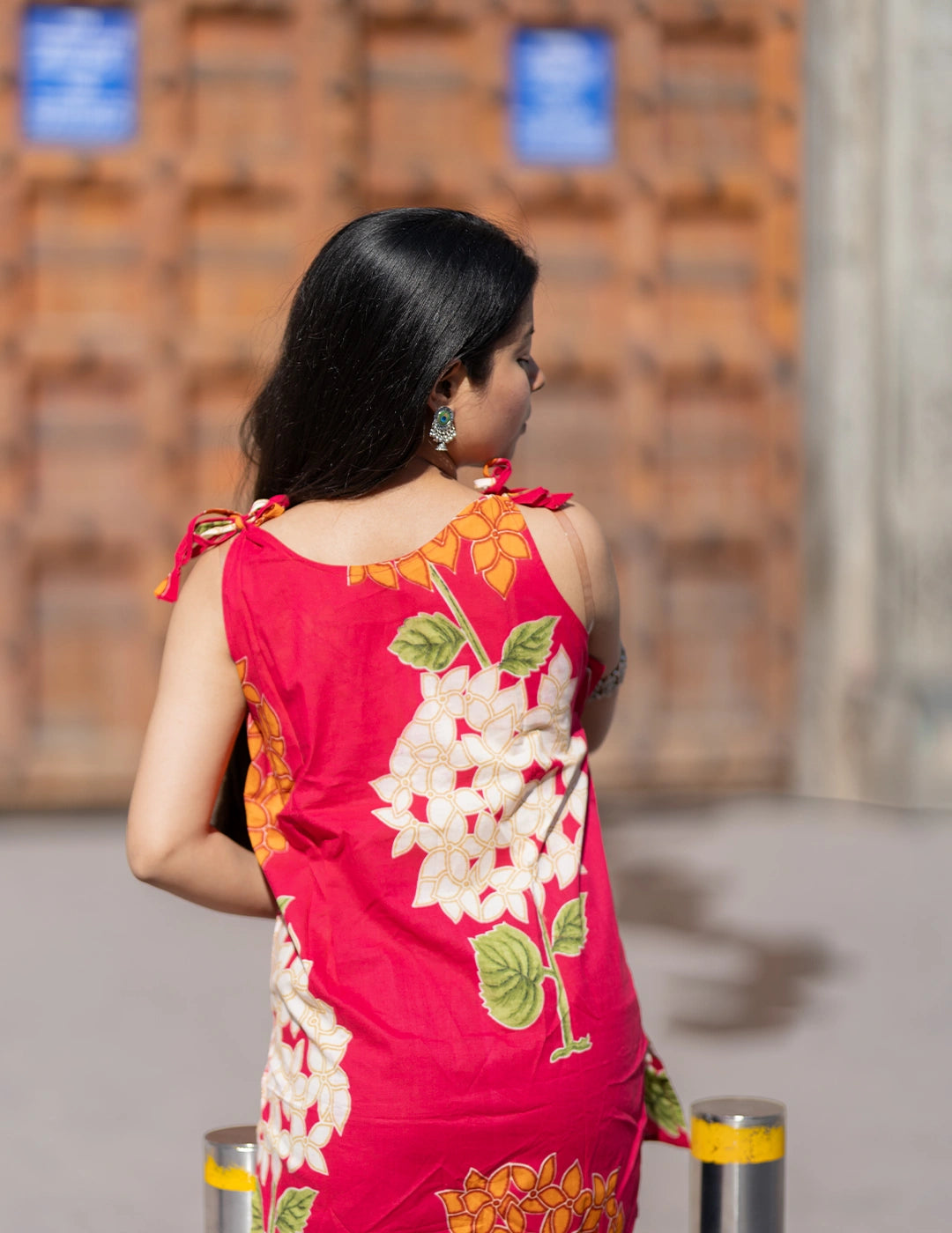 Monika Pink Printed Kurti