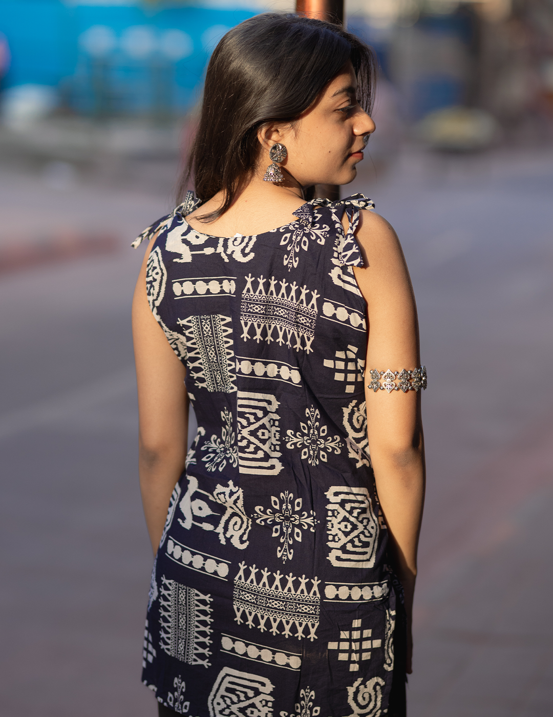 Noor – Printed Cotton Rayon Kurti