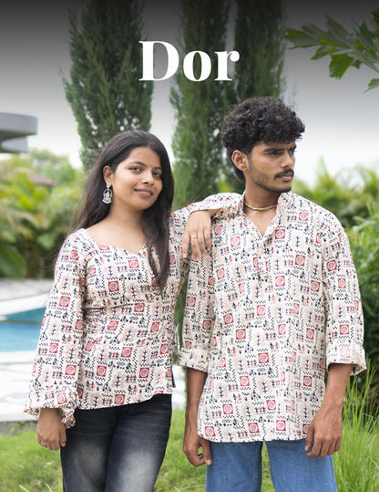 Dor – Twinning Short Kurta & Kurti Set