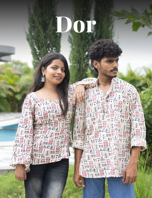Dor – Twinning Short Kurta & Kurti Set