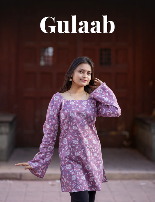 Gulaab – Pure Cotton Printed Kurti